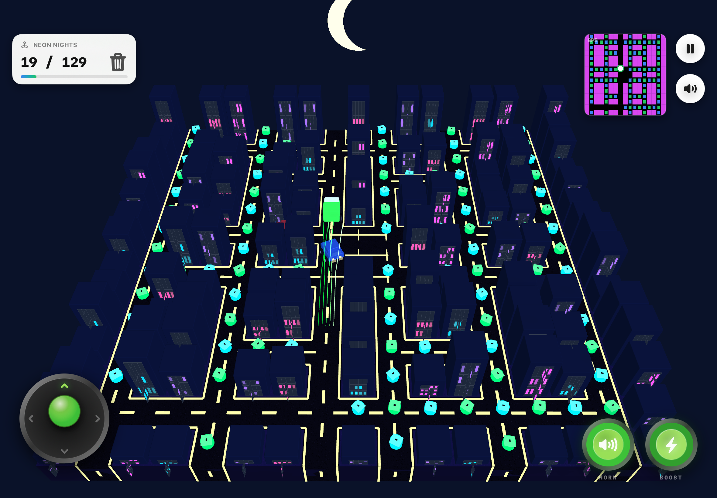 Super Garbage Truck level select gameplay on iPhone