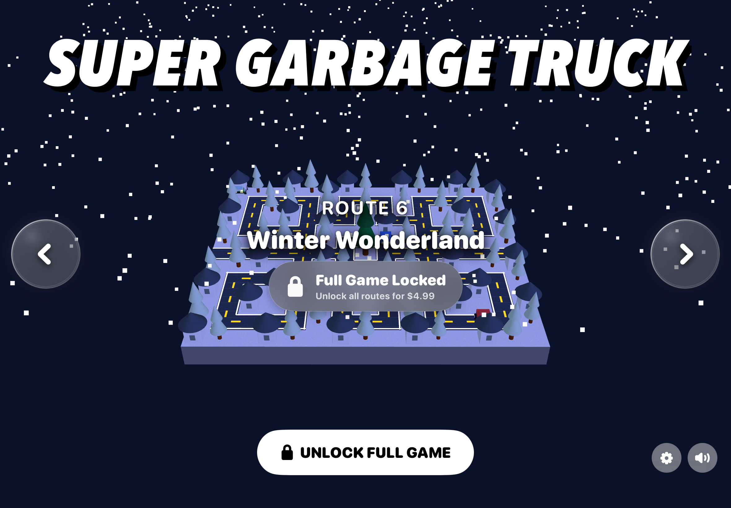 Winter Wonderland level