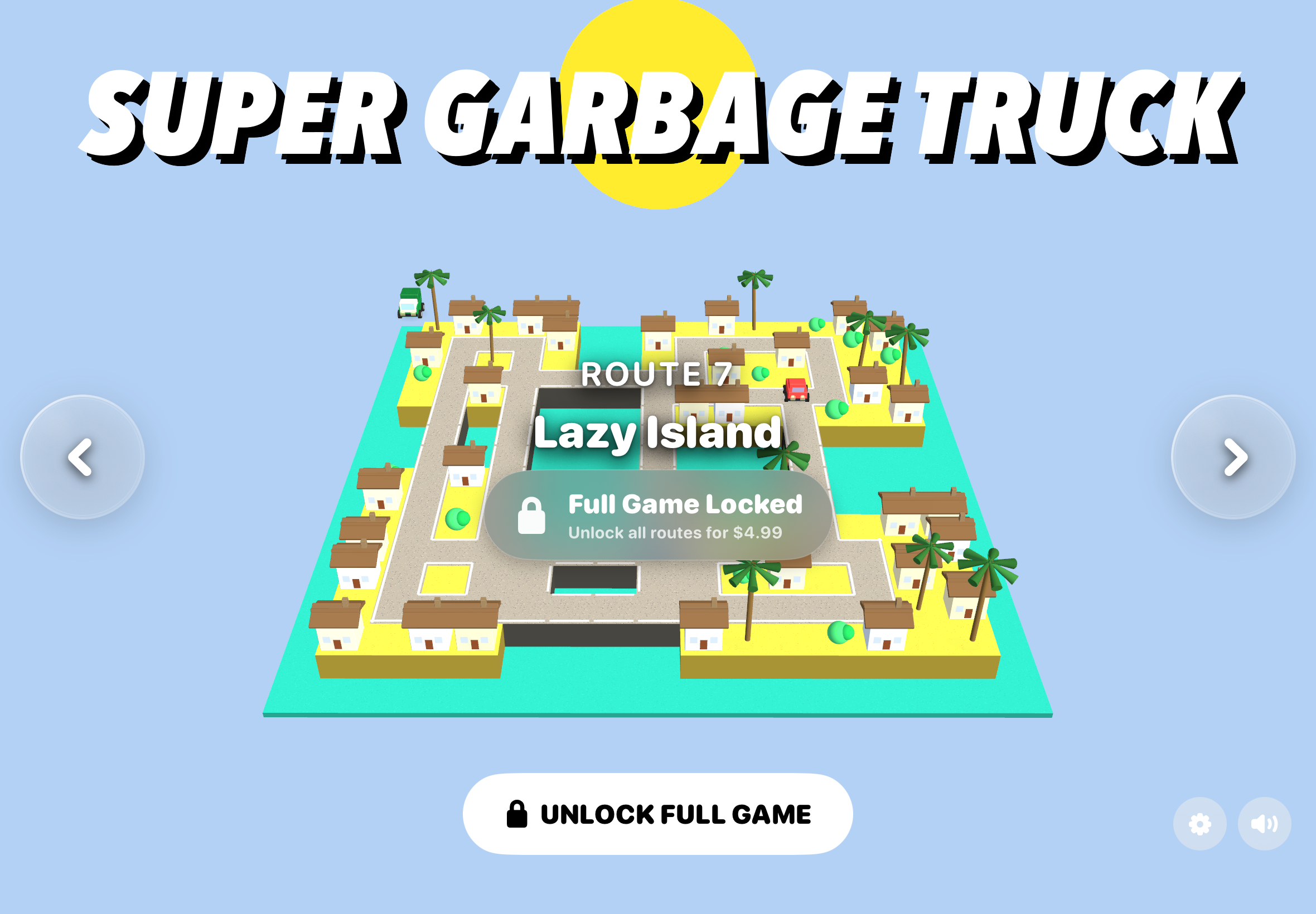 Lazy Island level